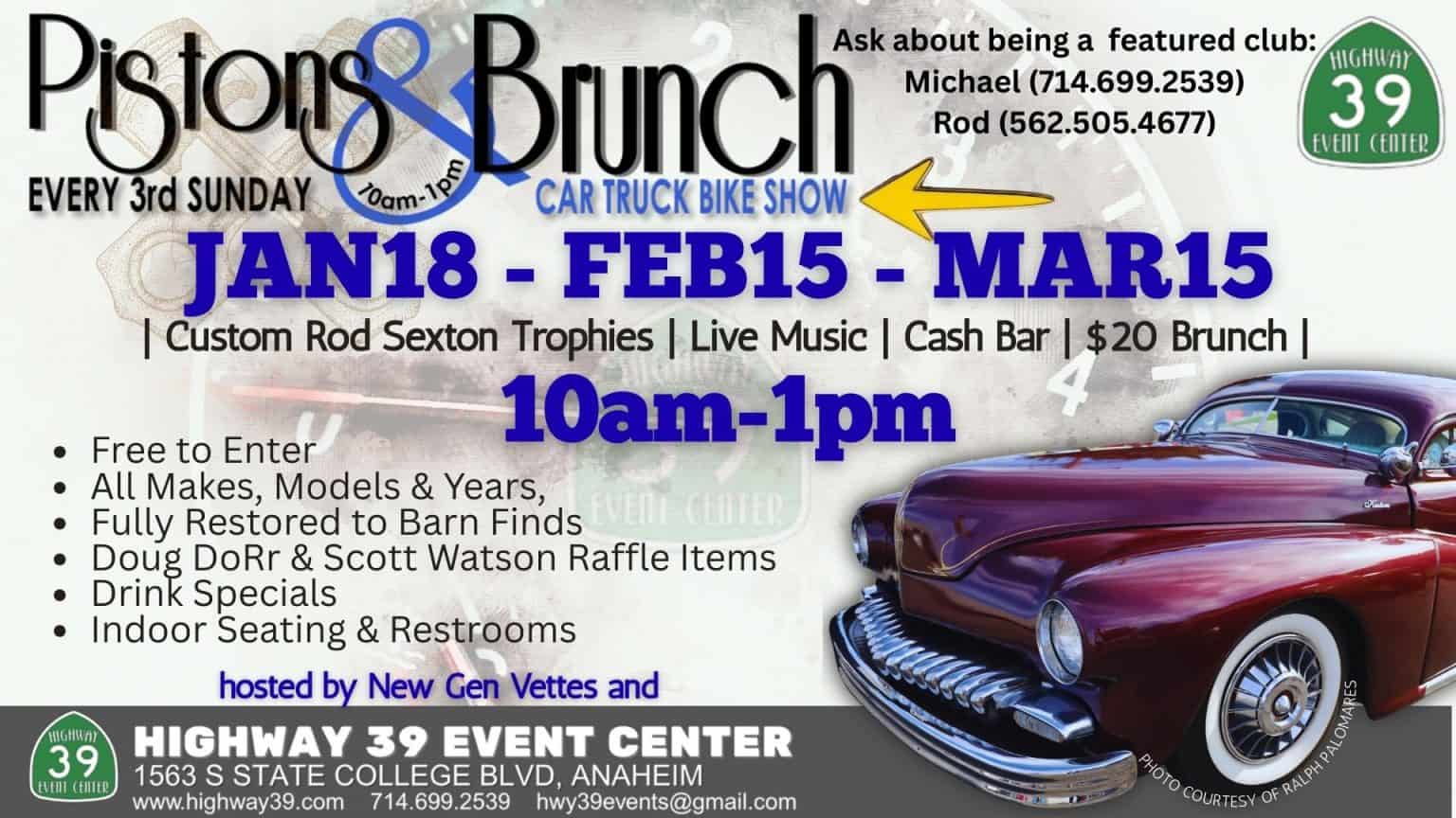 Event background at Highway 39 Event Center